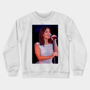 Natalie Imbruglia Performing Live In Concert Crewneck Sweatshirt